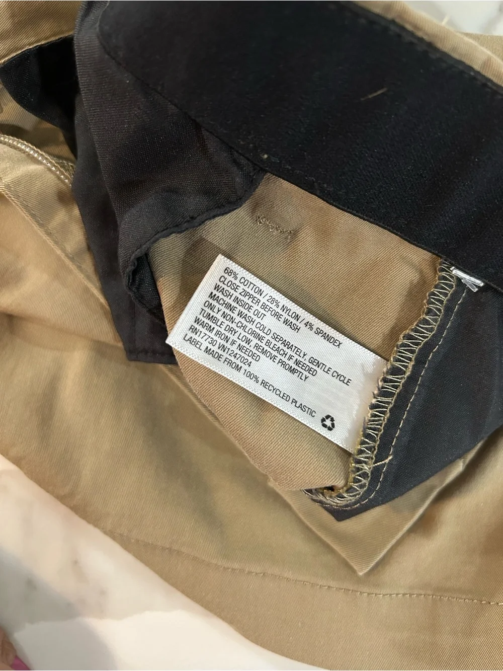 Goodfellow & Co Tan Flat-Front Chino Shorts